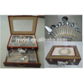 2015 best selling , 72pcs golden flatware set .